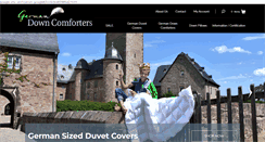 Desktop Screenshot of germanduvetcovers.com